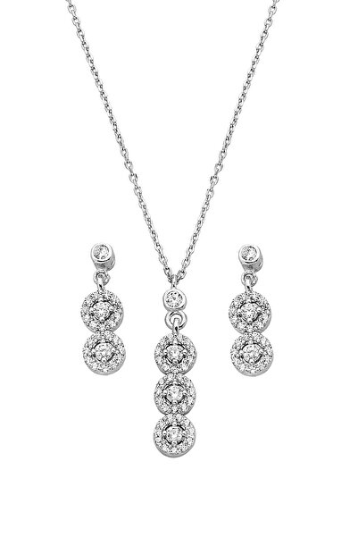 Argentum Concept 925 Ayar Gümüş Dizi Zirkon Taşlı Set - 67020302