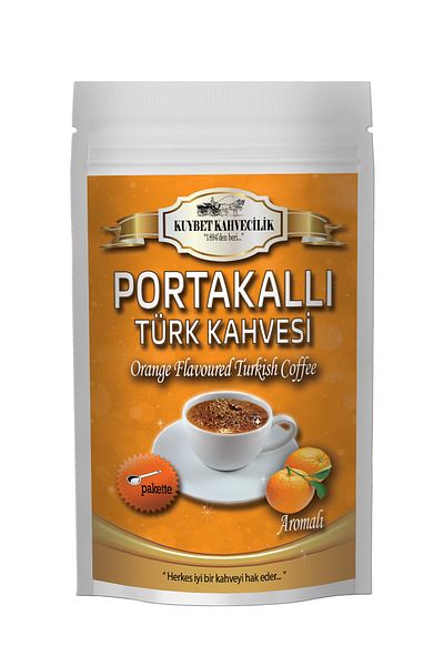 KUYBET 1 Kg Turkish Coffee with Orange Economic Size