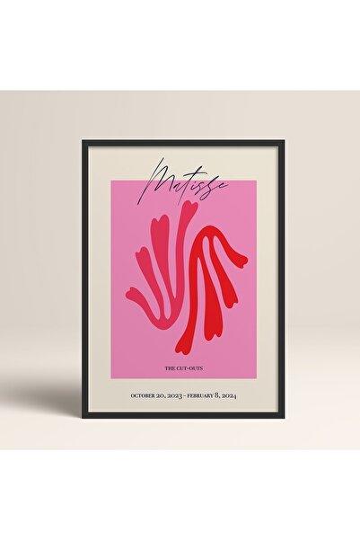 HOMEPACK Tablou cu rama din lemn negru Poster cu rama Decor artistic modern d...