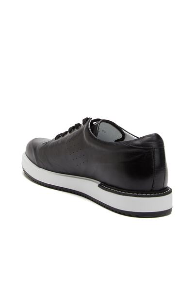 George Hogg Siyah Erkek Deri Ayakkabı