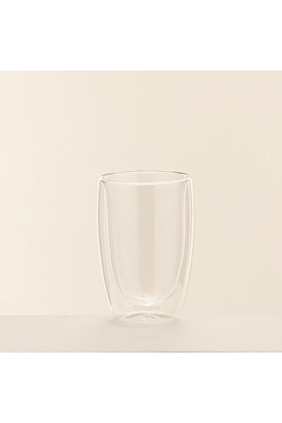 Chakra Easy Çift Cidarlı Bardak 450 Ml Transparan