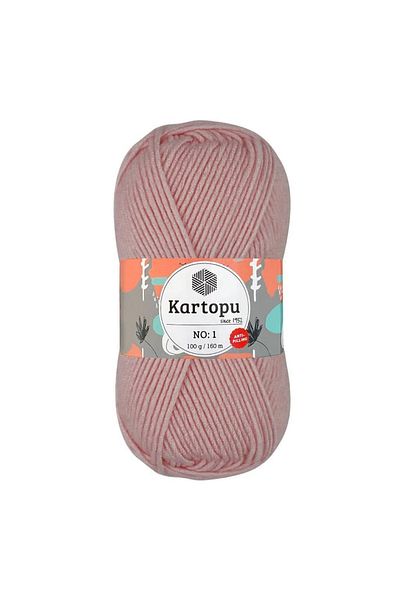 Kartopu Νο: 1 Νήματα πλεξίματος χειρός Dark Salmon K258