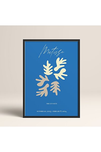 HOMEPACK Crna slika u drvenom okviru, uokviren poster, umetnički moderni zidn...