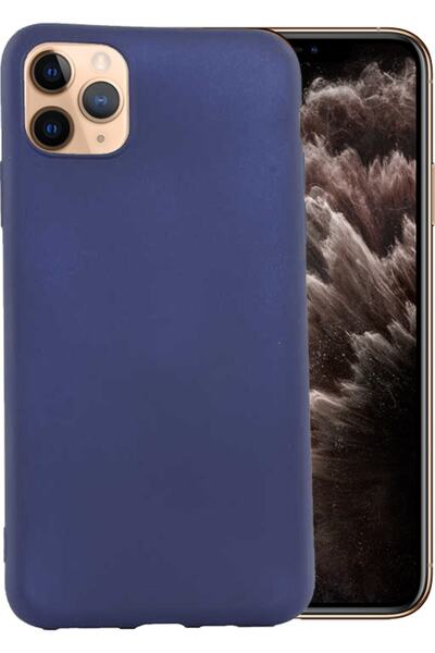 Case 4U Apple Iphone 11 Pro Max Kılıf Klasik Mat Renkli Yumuşak Premier Silik...