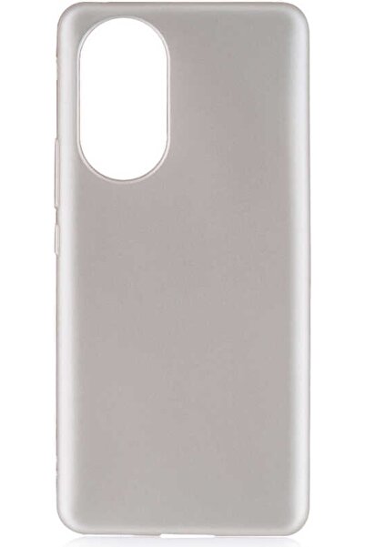 Case 4U Honor 50 Kılıf Klasik Mat Renkli Yumuşak Premier Silikon Altın