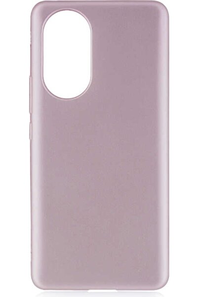 Case 4U Honor 50 Kılıf Klasik Mat Renkli Yumuşak Premier Silikon Rose Gold