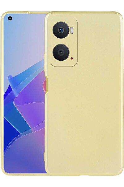 Case 4U Oppo A36 Kılıf Klasik Mat Renkli Yumuşak Premier Silikon Altın