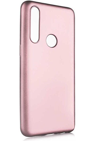 Case 4U Oppo A31 Kılıf Klasik Mat Renkli Yumuşak Premier Silikon Rose Gold