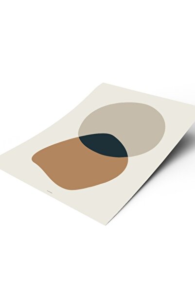 Mudi Store Soyut Abstract Poster Geometrik Duvar Tablosu Çerçevesiz Poster Salon, Mutfak Ve Ofis Duvar Dekoru