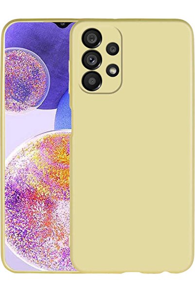 Case 4U Samsung Galaxy A23 Uyumlu Kılıf Klasik Mat Renkli Yumuşak Premier Sil...