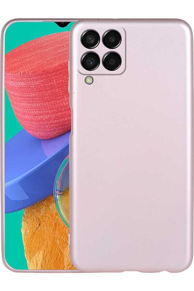 Case 4U Samsung Galaxy M33 Uyumlu Kılıf Yumuşak Dokulu Kamera Korumalı Ince M...