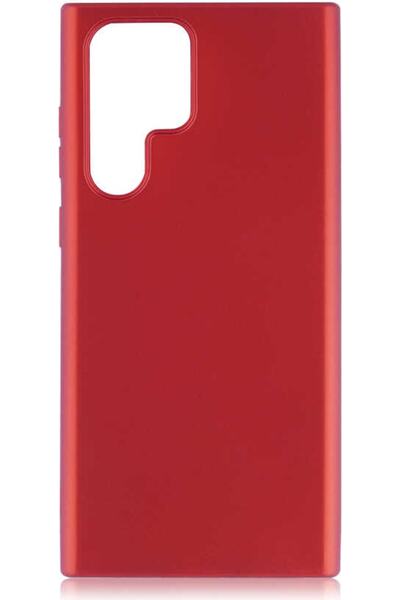 Case 4U Samsung Galaxy S22 Ultra Uyumlu Kılıf Klasik Mat Renkli Yumuşak Premi...