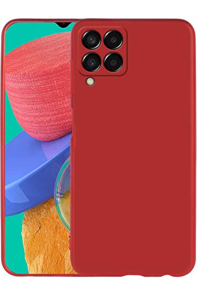 Case 4U Samsung Galaxy M33 Uyumlu Kılıf Yumuşak Dokulu Kamera Korumalı Ince M...