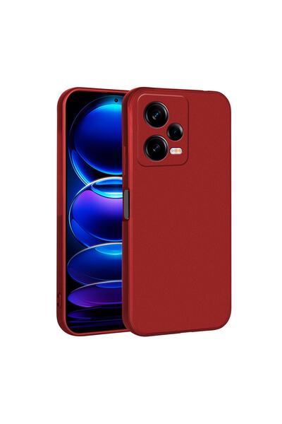 Rivor Xiaomi Redmi Note 12 Pro 5g Uyumlu Kılıf Klasik Mat Renkli Yumuşak Prem...