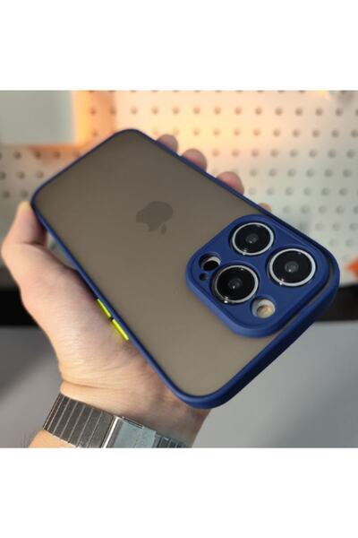 Nezih Case Apple Iphone 14 Pro Max Kamera Korumalı Renkli Tuşlu Sert Silikon ...