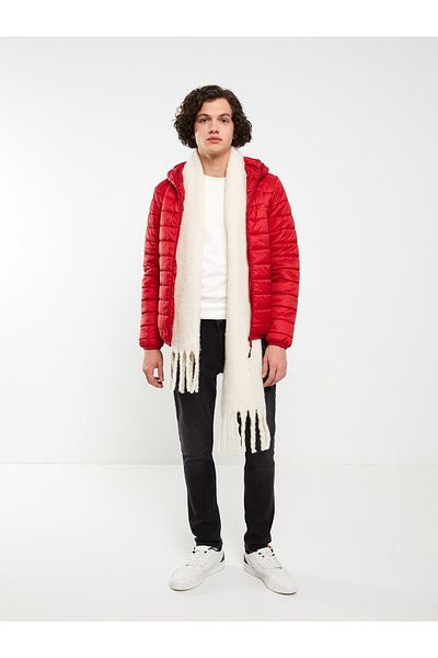 LC Waikiki Slim Fit Pufferjacke für Herren mit Kapuze