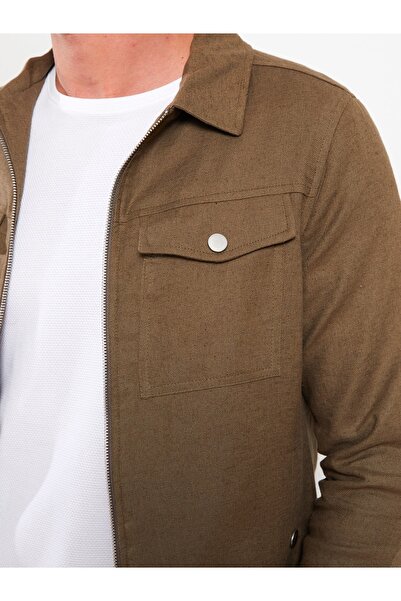 LC Waikiki Ανδρικό πουκάμισο γιακά παλτό Standard Fit