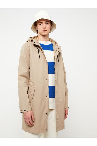 LC Waikiki Bequemer Herrenparka mit Kapuze