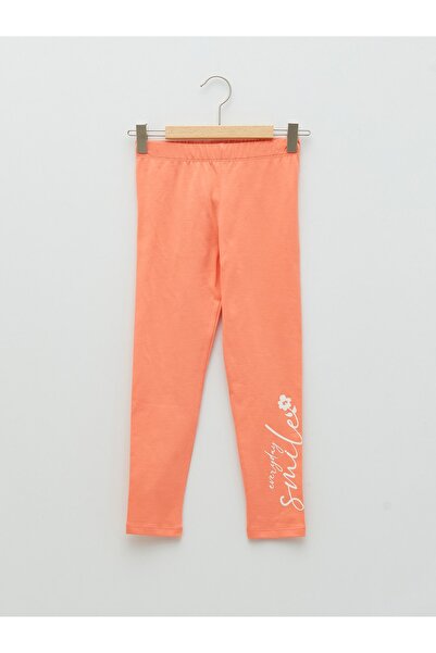 LC Waikiki Βαμβακερό μακρύ κολάν για κορίτσια με λάστιχο στη μέση