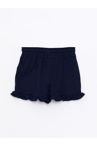 LC Waikiki Bestickte Shorts für Mädchen mit elastischem Bund