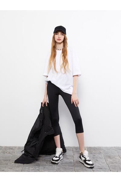 LC Waikiki Ženske obične leggins - Elastični struk