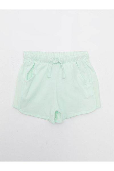 LC Waikiki Basic Elastic Waist Shorts for Girls