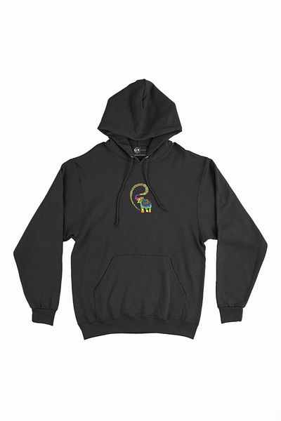 Cix Πολύχρωμο φούτερ με κουκούλα Elephant Rainbow Minimal Hoodie