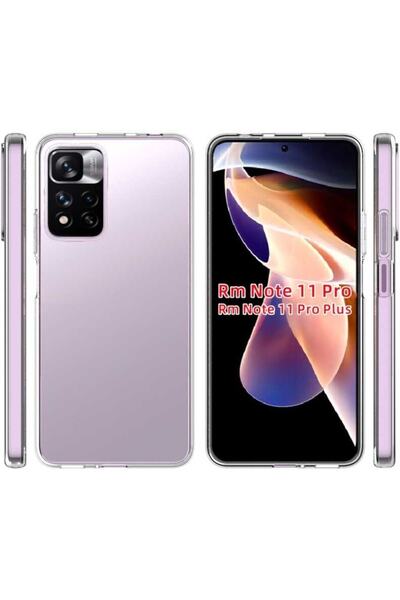 Case 4U Xiaomi Redmi Note 11 Pro Kılıf A+ Şeffaf Lüx Süper Yumuşak 0.3mm Ince...