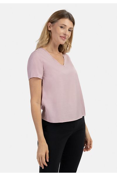 USHA Bluse - Rosa - Regular Fit