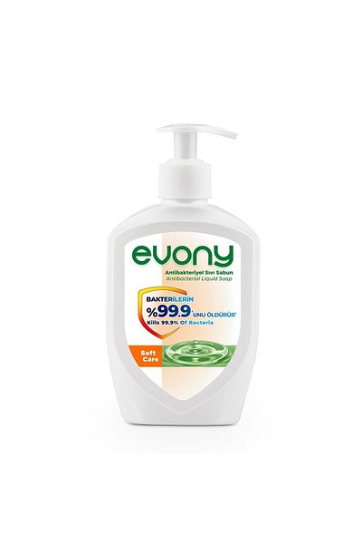Evony Antibacterial Liquid Soap Soft Care 300 Ml