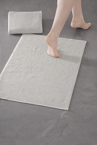 COTTONMANIA Pana Bathmat 202 - Yeni Trend, 50x75cm. 2ad. Premium Ayak Havlusu...