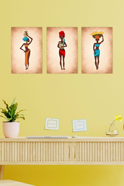 UNT Decor de perete pentru femei africane - Ornament, pictură decorativă din ...