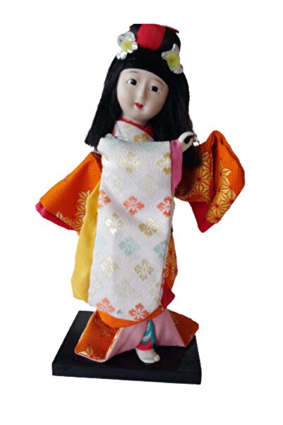 onyyapim Japon Geyşa Kimonolu Bebek Biblo