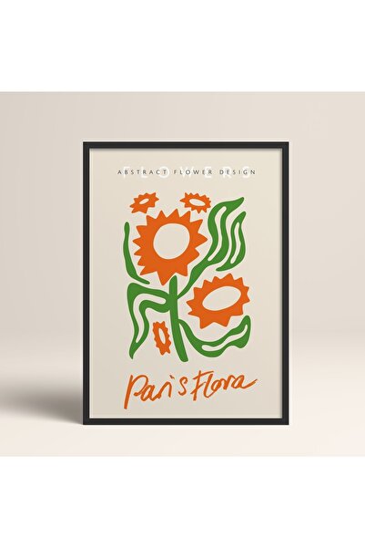 HOMEPACK Crna slika u drvenom okviru, uokviren poster, umetnički moderni zidn...