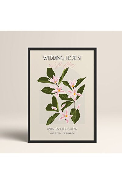 HOMEPACK Crna slika u drvenom okviru, uokviren poster, umetnički moderni zidn...