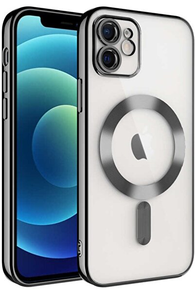 Case 4U Apple Iphone 12 Kılıf Kamera Lens Korumalı Magsafe Şarj Kılıfı Şeffaf...
