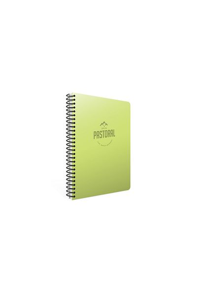 Gıpta Pastoral Spiral Plastic Cover Notebook A4 96 Sheets Lined