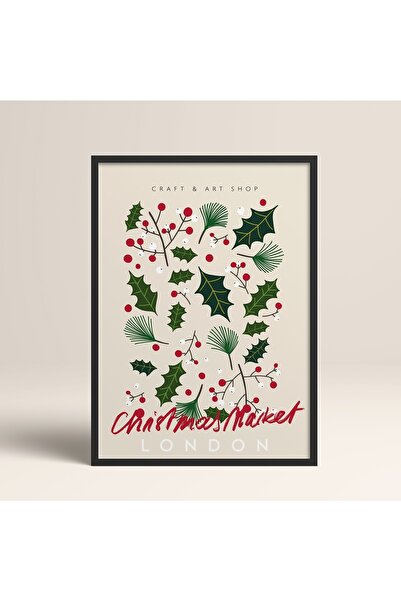 HOMEPACK Crna slika u drvenom okviru, uokviren poster, umetnički moderni zidn...
