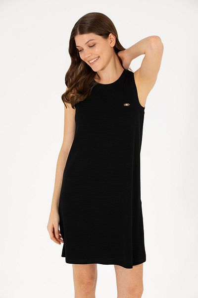 U.S. Polo Assn. Base. Polo Oyaka Sleeveless Sports Dress 1596673 Fore 046 Black