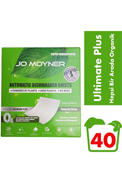 Jo Moyner Ultimate Plus Bulaşık Makinesi Deterjanı Doğal Organik Yaprak Deter...