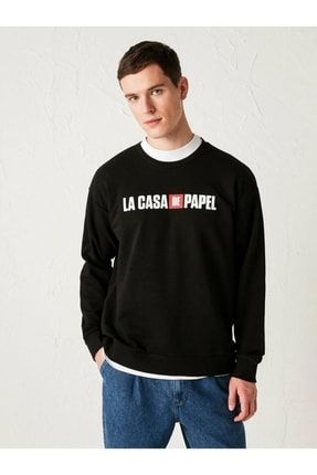 LC Waikiki Your Fashion Style dan Erkek Siyah Sweatshirt La Casa De Papel Bask l Kal n Fiyat Yorumlar Trendyol