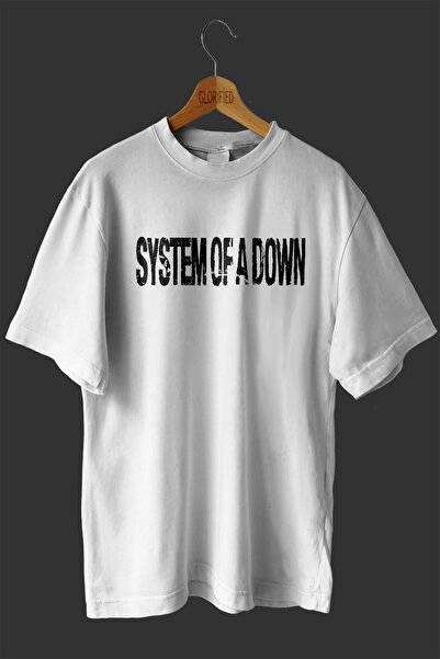 Adrift -tricou supradimensionat cu imprimeu System Of A Down Design (tricou)