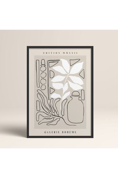 HOMEPACK Черна дървена рамка за картина Рамка за плакат Артистична модерна де...