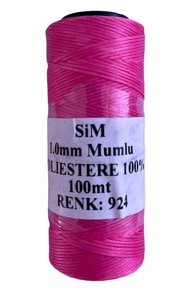 SİM 1 Millim Waxed Saraç Leather Rope Bobbin 100 Meters