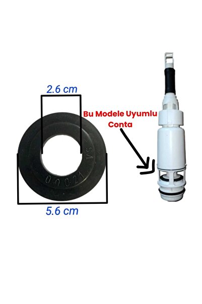 Visam Gömme Rezervuar Iç Takım Boşaltma Grubu Contası