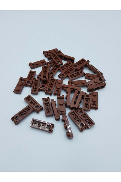 LEGO Original Custom Moc Accessory Plate Modified 1 X 2 Bar Brown Flat Brick 6 Pieces Will Be Sent