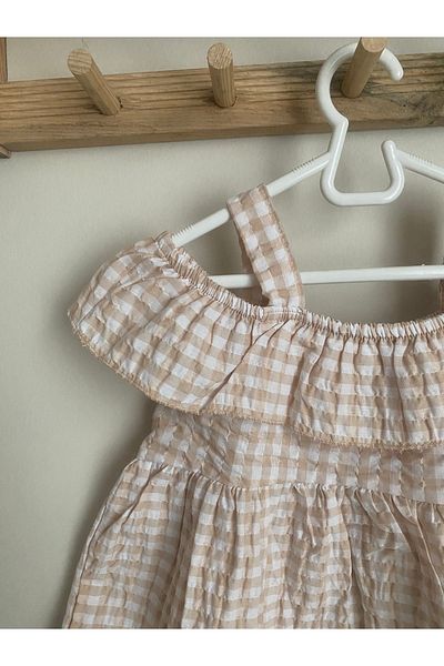 Tw baby Κοριτσίστικο φόρεμα με σχέδιο Gingham