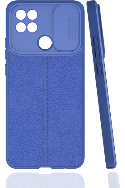Case 4U Oppo A15 / A15s Kılıf Sürgülü Niss Slide Kamera Korumalı Deri Görünüm...