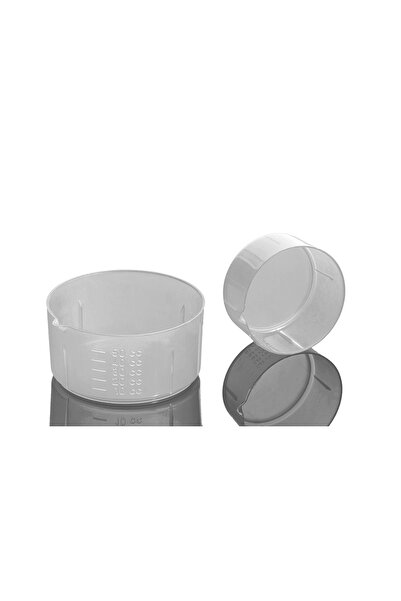 Güvenç Ambalaj 100 Adet - 50ml Plastik Şeffaf Taksimatlı Ölçek