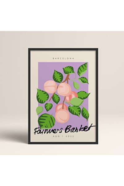 HOMEPACK Crna slika u drvenom okviru, uokviren poster, umetnički moderni zidn...